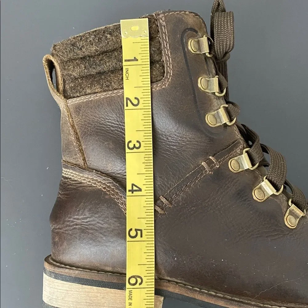 Kodiak Surrey II Waterproof Leather Boot Men US Sz 7/ Women 8.5 Combat Lace-up